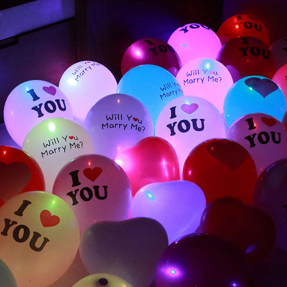 I Love you balloons