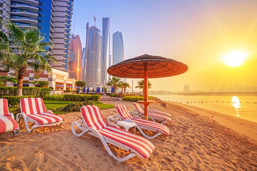 Beach in Abu Dhabi