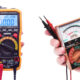 analogue multimeter and a digital multimeter