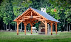 Why You Need A Timber Frame Pavilion Kit For Your Purcellville Backyard
